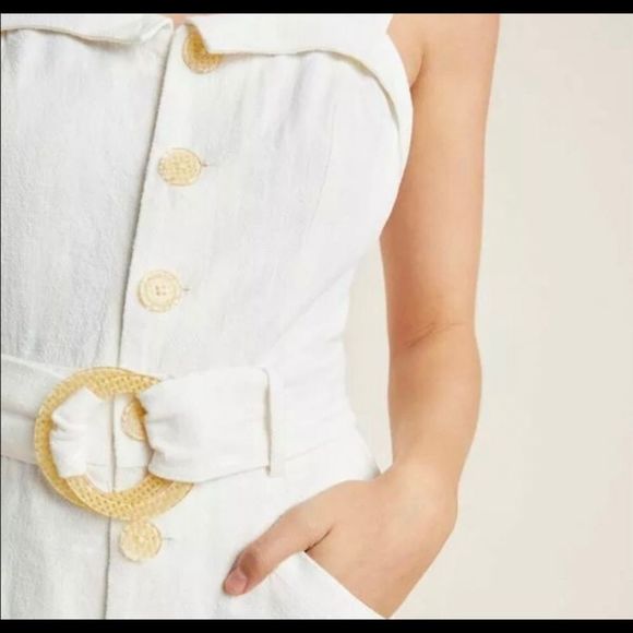 NWT Anthropologie Cape Cod jumpsuit size 12 - Picture 3 of 8